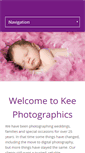 Mobile Screenshot of keephotographics.com